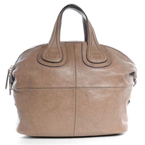 GIVENCHY Leather Medium Nightingale Tan 